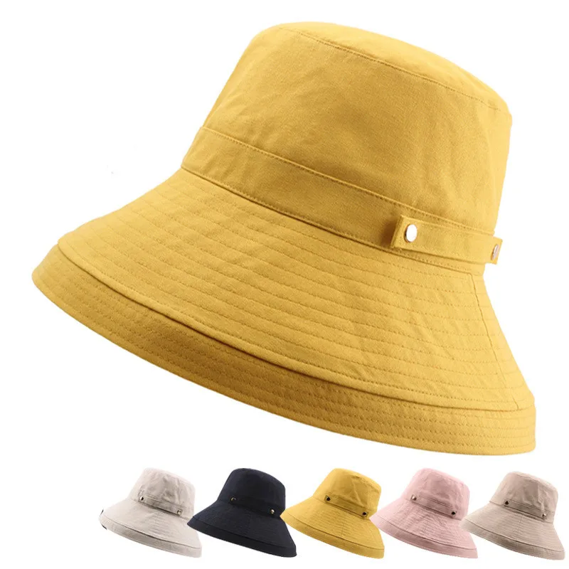 

Sun Hat Bucket Hats with UV Protection UV Rays Packable & Stylish Wide Brim Summer апка женская Cap head wear casual 2019 hot